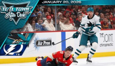San Jose Sharks @ Tampa Bay Lightning - 1/20/2026 - Teal Town USA After Dark (Postgame)