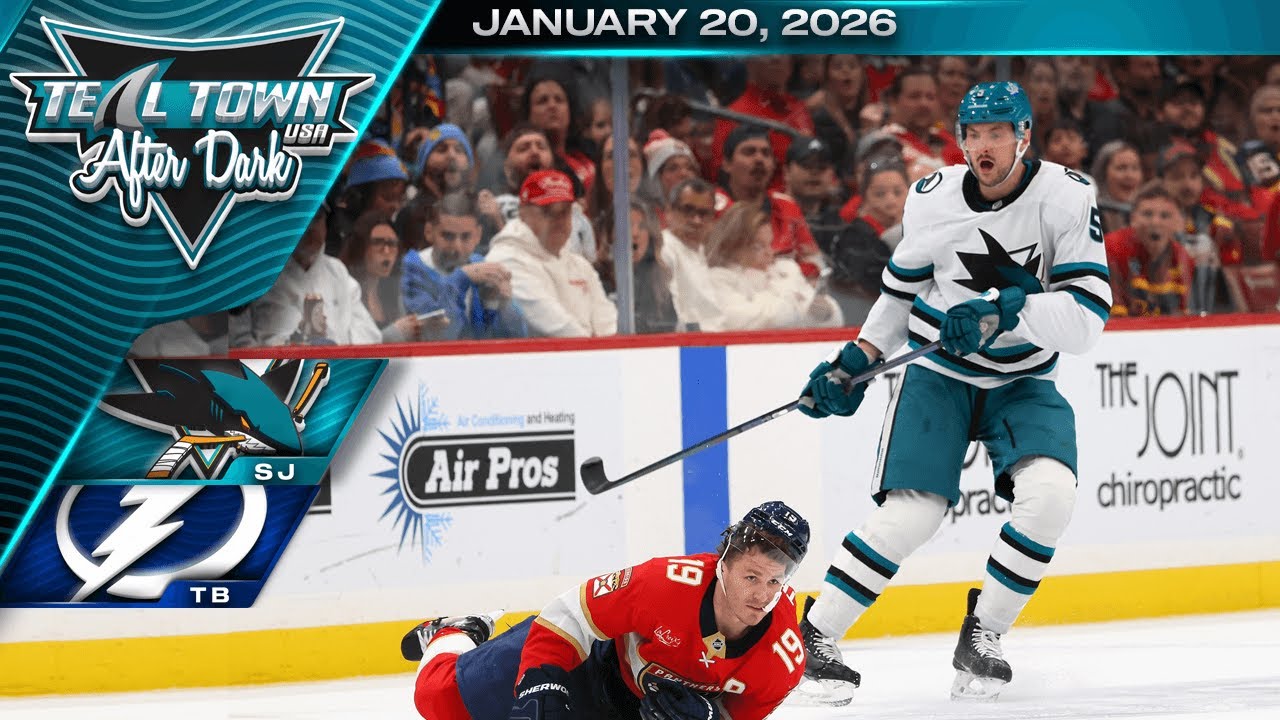 San Jose Sharks @ Tampa Bay Lightning - 1/20/2026 - Teal Town USA After Dark (Postgame)