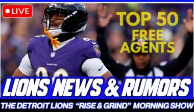 DETROIT LIONS NEWS & RUMORS: TOP FREE NFL 50 AGENTS