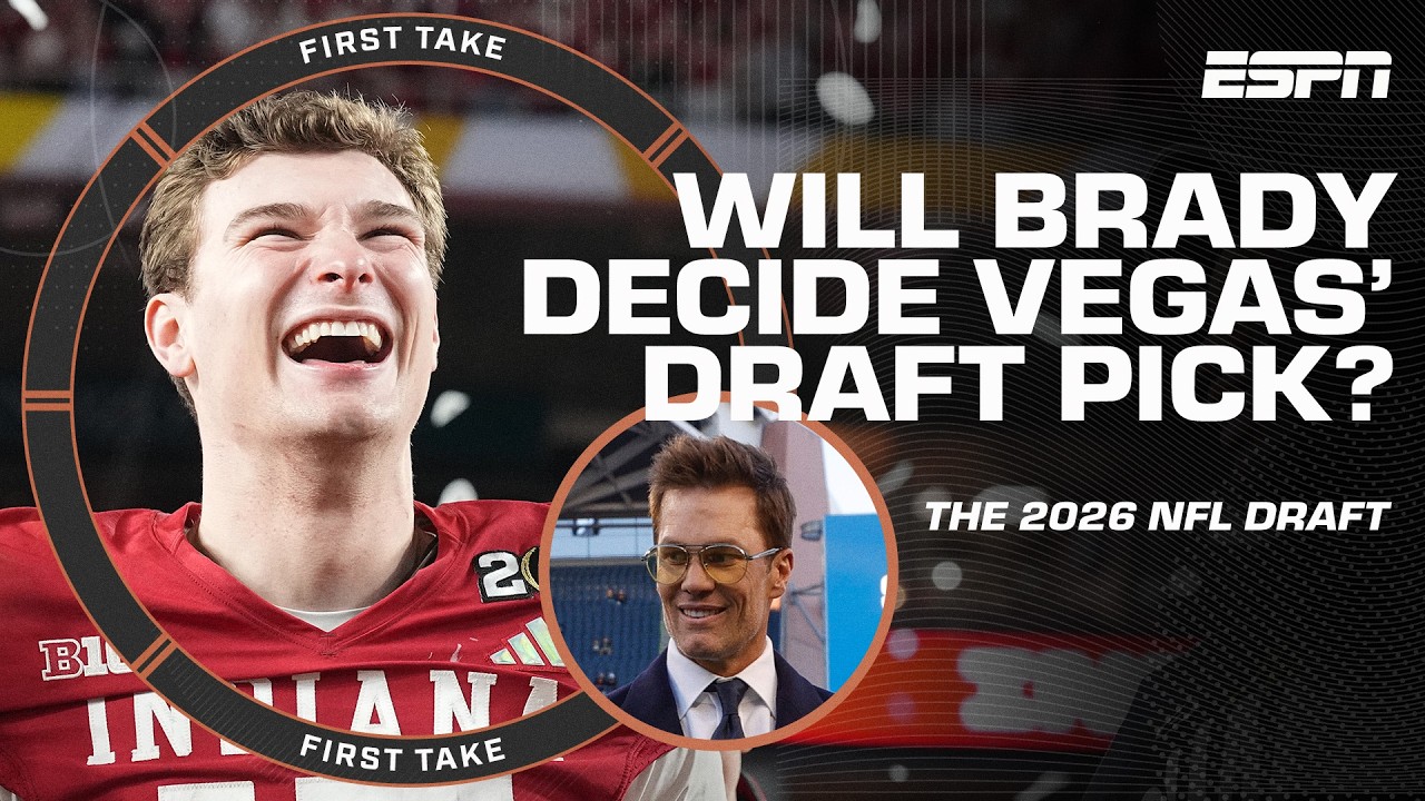 Does Tom Brady WANT the Raiders to draft Fernando Mendoza? 🤔 The 2026 mock draft | First Take