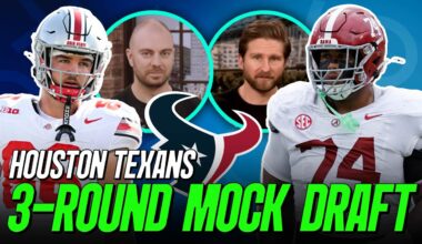 Houston Texans 3 Round Mock Draft | PFF