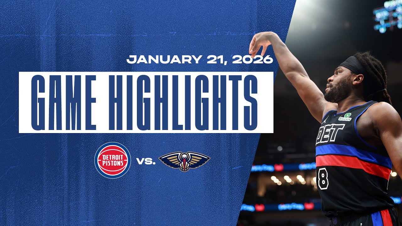 Detroit Pistons Highlights vs  New Orleans Pelicans