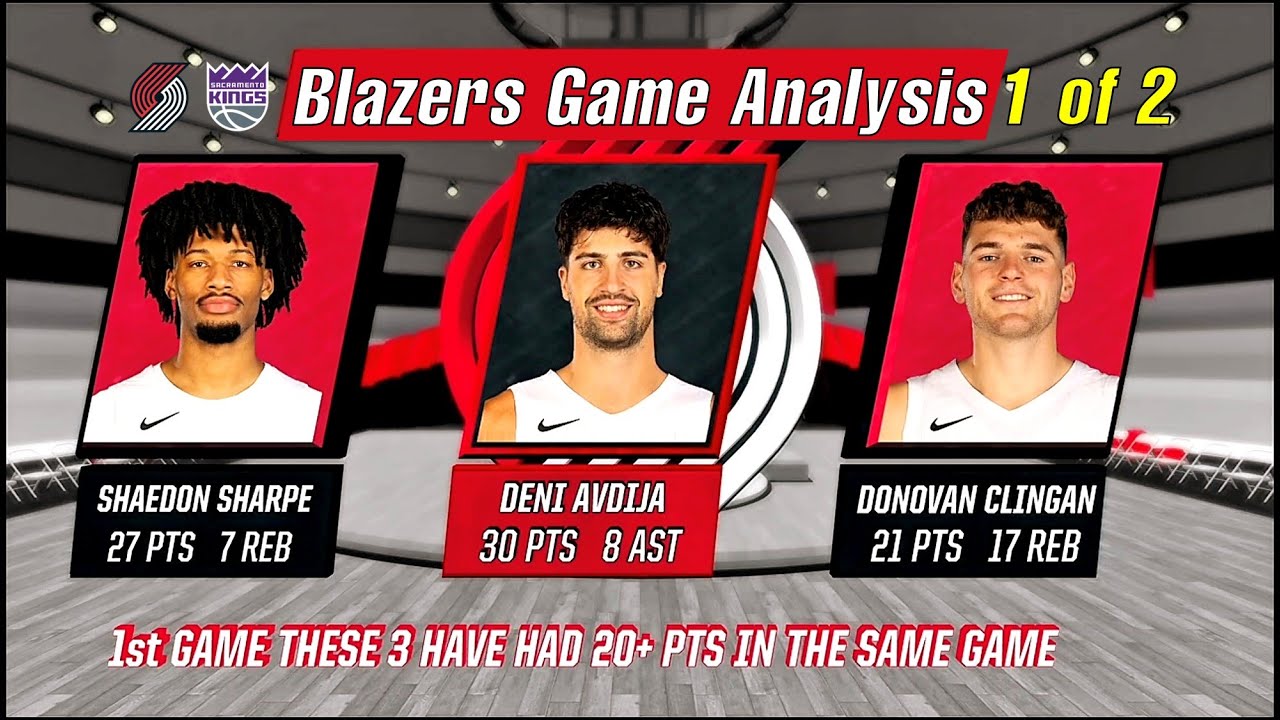 NBA TRAIL BLAZERS POSTGAME ANALYSIS  AVDIJA RETURNS & PORTLAND REACHES .500! Part 1 of 2