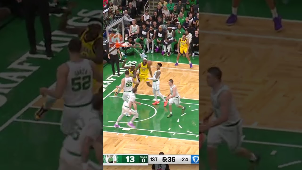 Jarace Walker Fires the Cross-Court Pass to Pascal Siakam for the Flush 💥