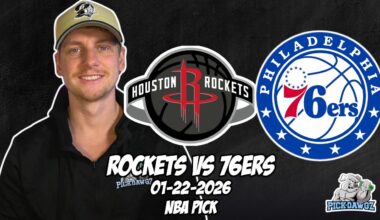 Houston Rockets vs Philadelphia 76ers 1/22/26 NBA Free Picks & Prediction | NBA Betting Tips