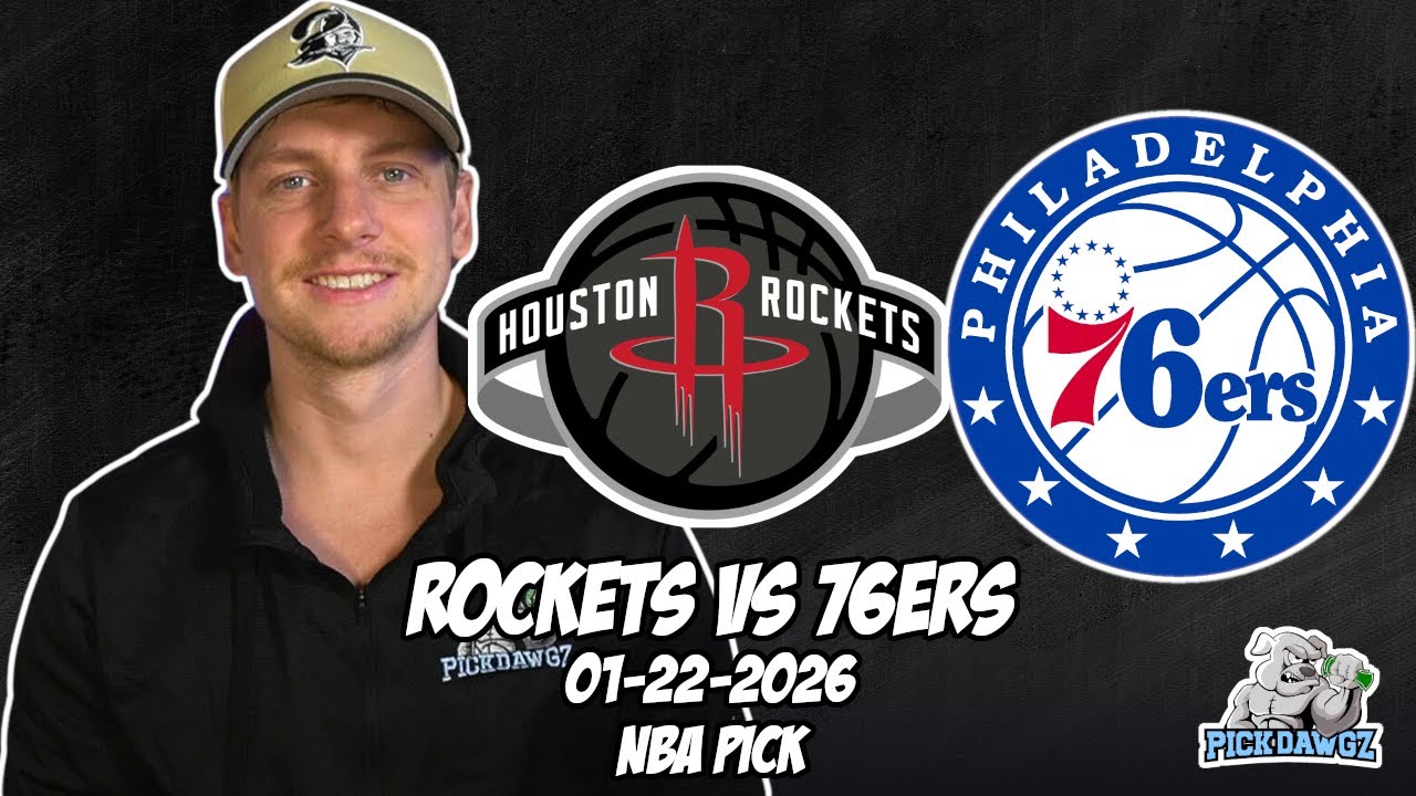 Houston Rockets vs Philadelphia 76ers 1/22/26 NBA Free Picks & Prediction | NBA Betting Tips