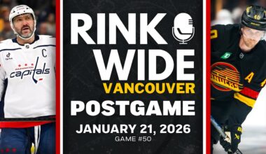 RINK WIDE POST-GAME: Vancouver Canucks vs Washington Capitals | Game #50 - Jan. 21, 2025