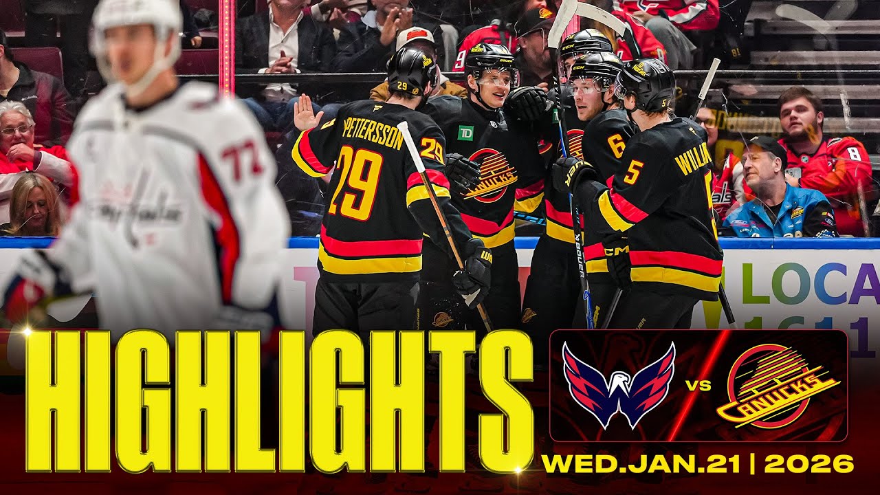 Game in 10 | Vancouver Canucks vs. Washington Capitals Highlights (Jan 21, 2026)