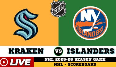 🔴LIVE : New York Islanders Vs Seattle Kraken | NHL 2026 | NHL Live SCOREBOARD