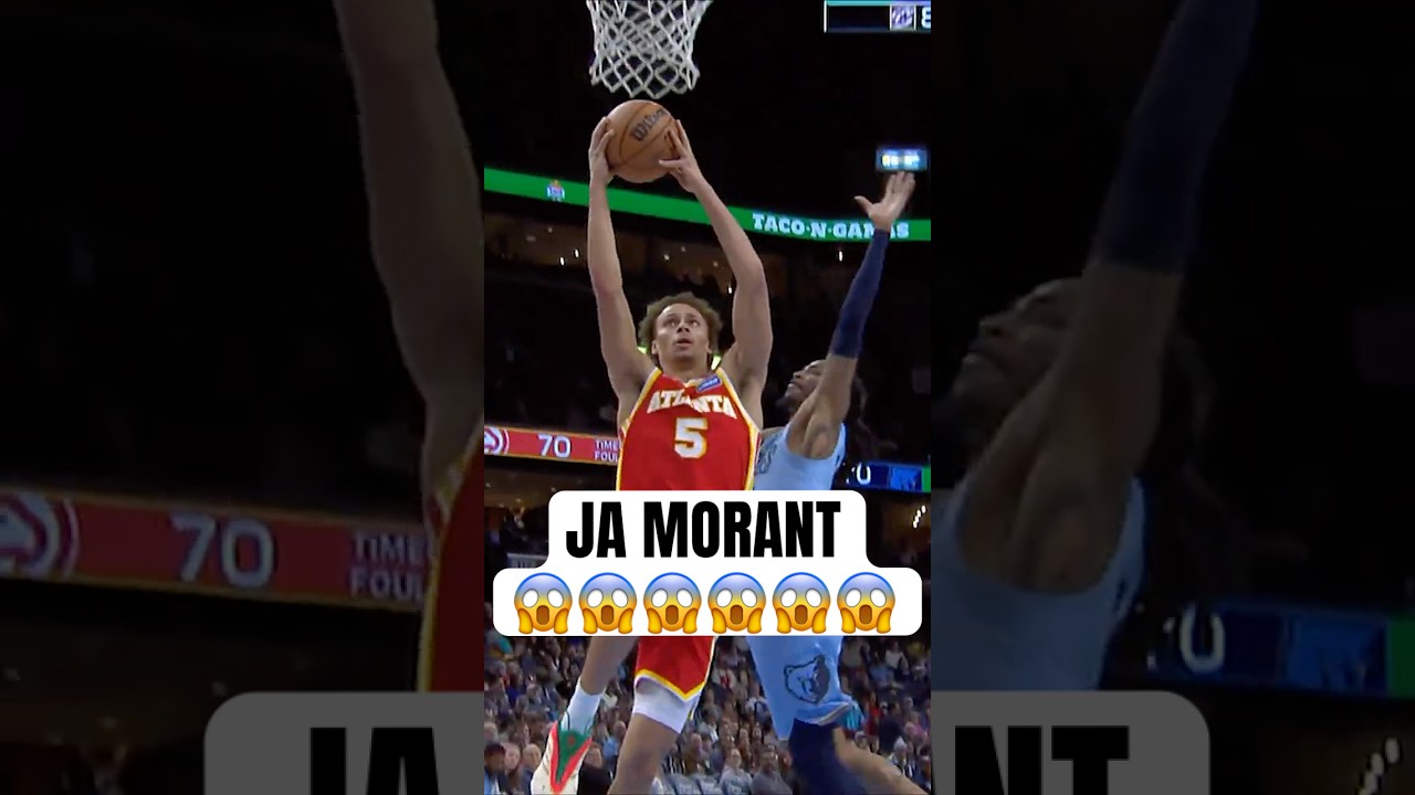 QUE TOCO ABSURDO DO JA MORANT 😱🔥 #nba