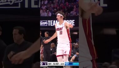 15 Triples in the First Half! 😤 #nba #miamiheat #basketball