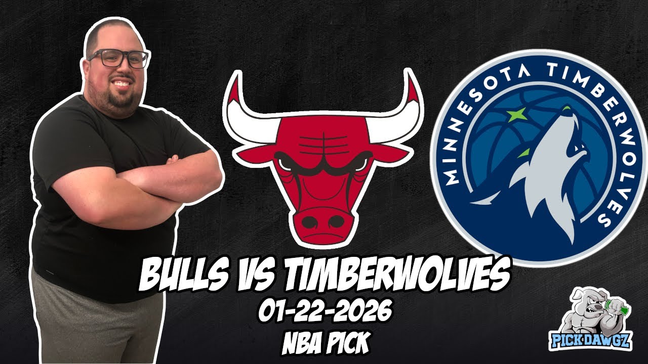 Chicago Bulls vs Minnesota Timberwolves 1/22/26 NBA Free Picks & Prediction | NBA Betting Tips