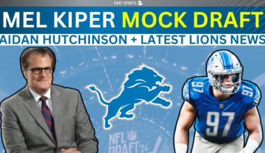 NFL Draft EXPERT Mel Kiper Reveals Lions' Shocking #17 Pick! + Lions News