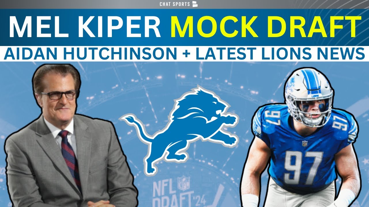 NFL Draft EXPERT Mel Kiper Reveals Lions' Shocking #17 Pick! + Lions News