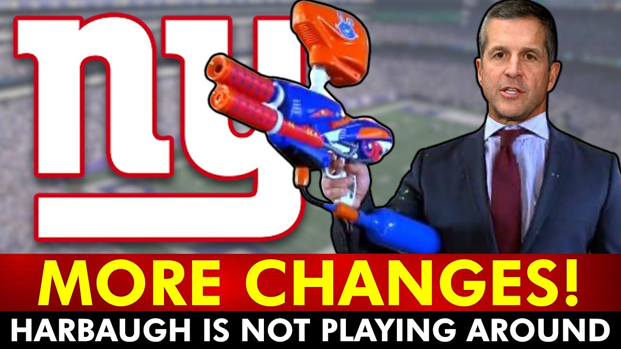 🚨JOHN HARBAUGH MAKES ANOTHER HUGE CHANGE! New York Giants News