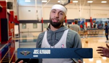 Jose Alvarado talks Injury Timeline, NBA Trade Deadline | New Orleans Pelicans