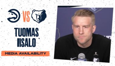 Tuomas Iisalo Press Conference | Grizzlies vs. Hawks
