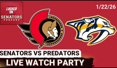 LIVE: Ottawa Senators vs Nashville Predators - NHL Watch Party - January 21, 2026