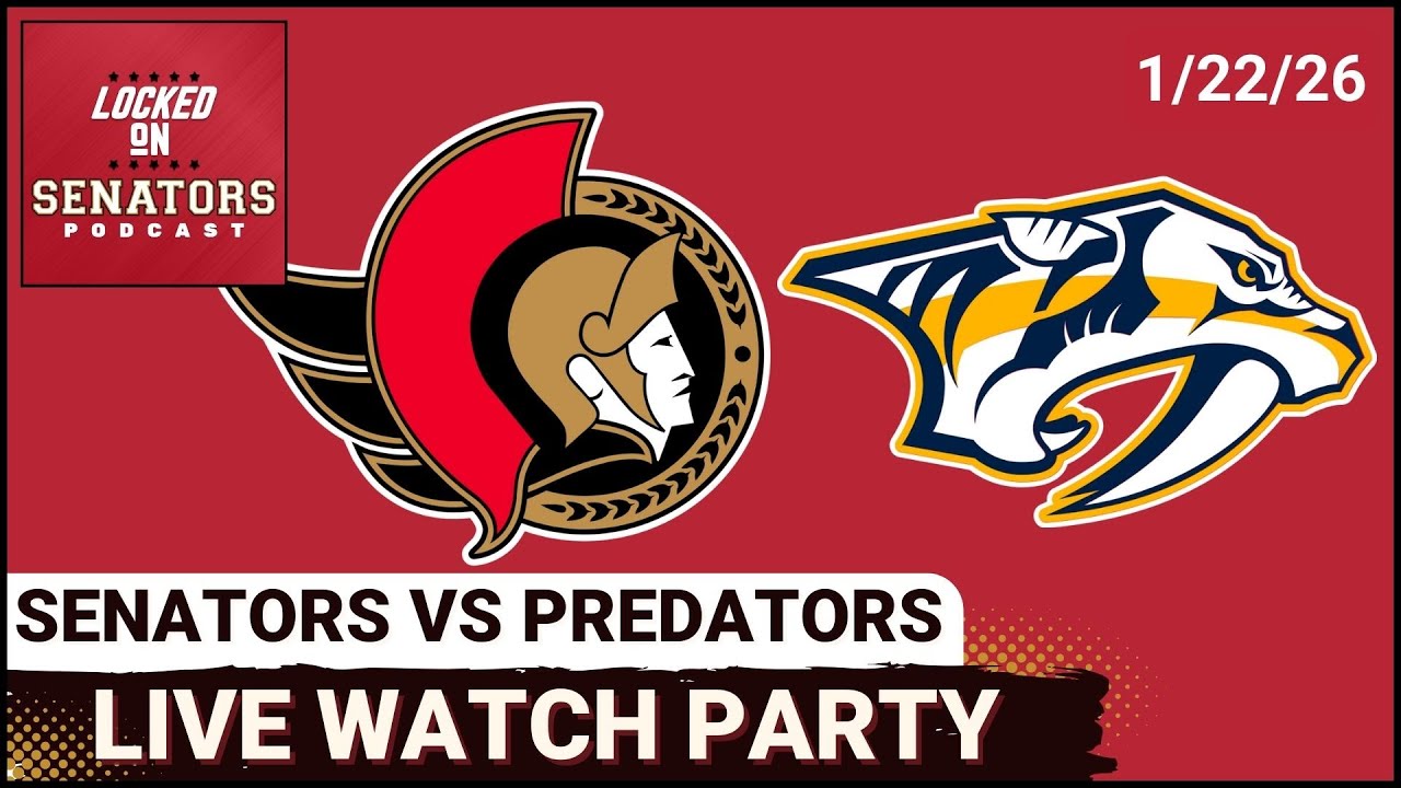 LIVE: Ottawa Senators vs Nashville Predators - NHL Watch Party - January 21, 2026