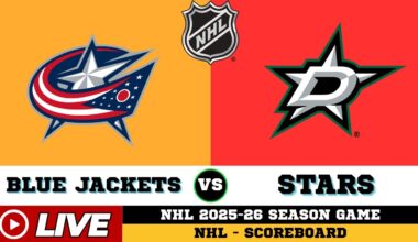 🔴LIVE : Dallas Stars Vs Columbus Blue Jackets | NHL 2026 | NHL Live SCOREBOARD