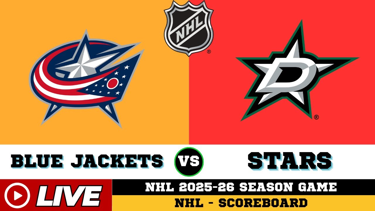 🔴LIVE : Dallas Stars Vs Columbus Blue Jackets | NHL 2026 | NHL Live SCOREBOARD
