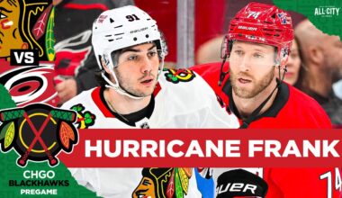 BLACKHAWKS PREGAME: Frank Nazar RETURNS as Chicago Hits the Road vs Carolina | CHGO Blackhawks