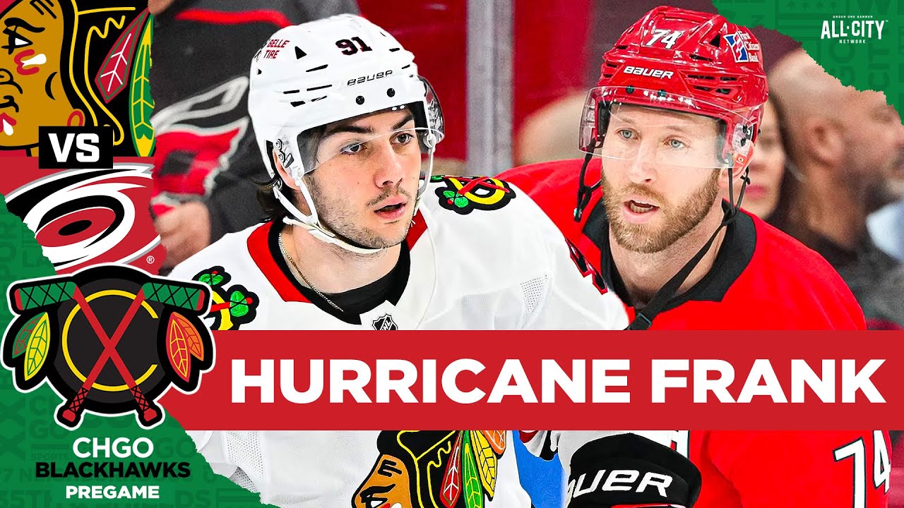 BLACKHAWKS PREGAME: Frank Nazar RETURNS as Chicago Hits the Road vs Carolina | CHGO Blackhawks