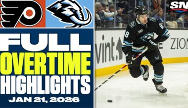 Philadelphia Flyers at Utah Mammoth | FULL Overtime Highlights - January 21, 2026