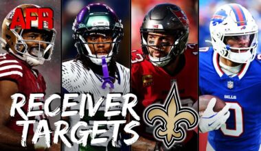 Top Free Agent WRs Saints Should Target | Will New Orleans Extend Chris Olave?