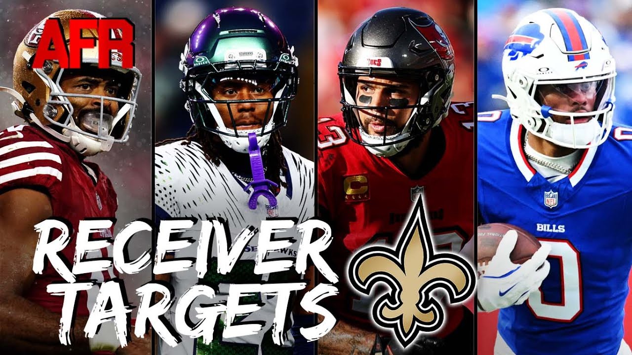 Top Free Agent WRs Saints Should Target | Will New Orleans Extend Chris Olave?