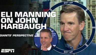 Giants LEGEND Eli Manning suggests Jaxson Dart can be COACHED BETTER by John Harbaugh 👏 | Get Up