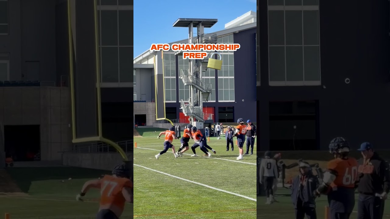 Focused. 🔒 #broncos #afc #championship #practice #nfl #nevsden #shorts