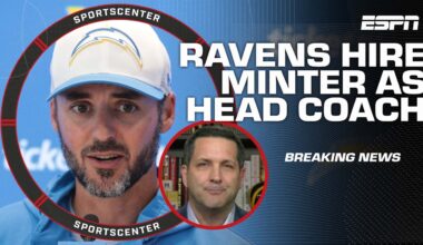 🚨 The Ravens hire Jesse Minter as the next head coach 🚨 | SportsCenter