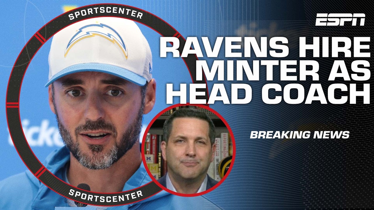 🚨 The Ravens hire Jesse Minter as the next head coach 🚨 | SportsCenter