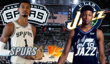 San Antonio Spurs vs Utah Jazz Live Play by Play & Scoreboard