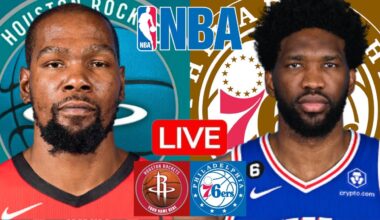 LIVE: HOUSTON ROCKETS vs PHILADELPHIA 76ERS | NBA | PLAY BY PLAY | SCOREBOARD