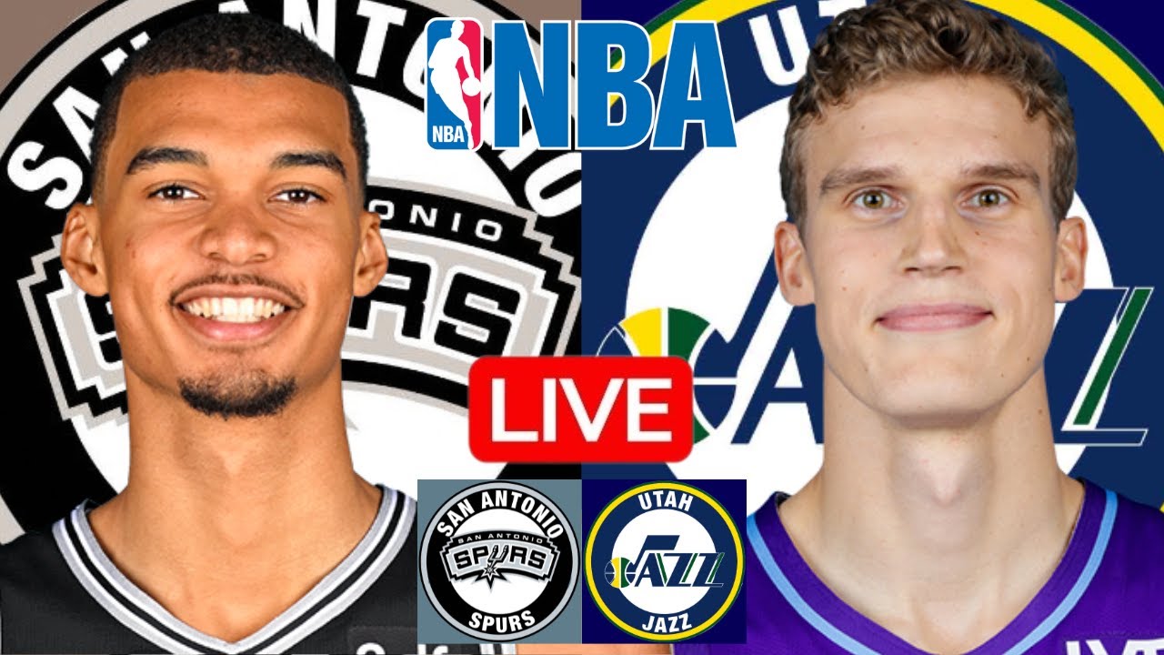 LIVE: SAN ANTONIO SPURS vs UTAH JAZZ | NBA | PLAY BY PLAY | SCOREBOARD