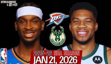 (LIVE) SGA vs Giannis Antetokounmpo | Oklahoma City Thunder vs Milwaukee Bucks NBA Live Stream
