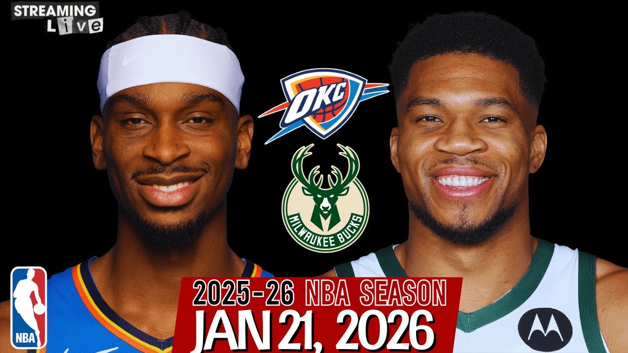 (LIVE) SGA vs Giannis Antetokounmpo | Oklahoma City Thunder vs Milwaukee Bucks NBA Live Stream