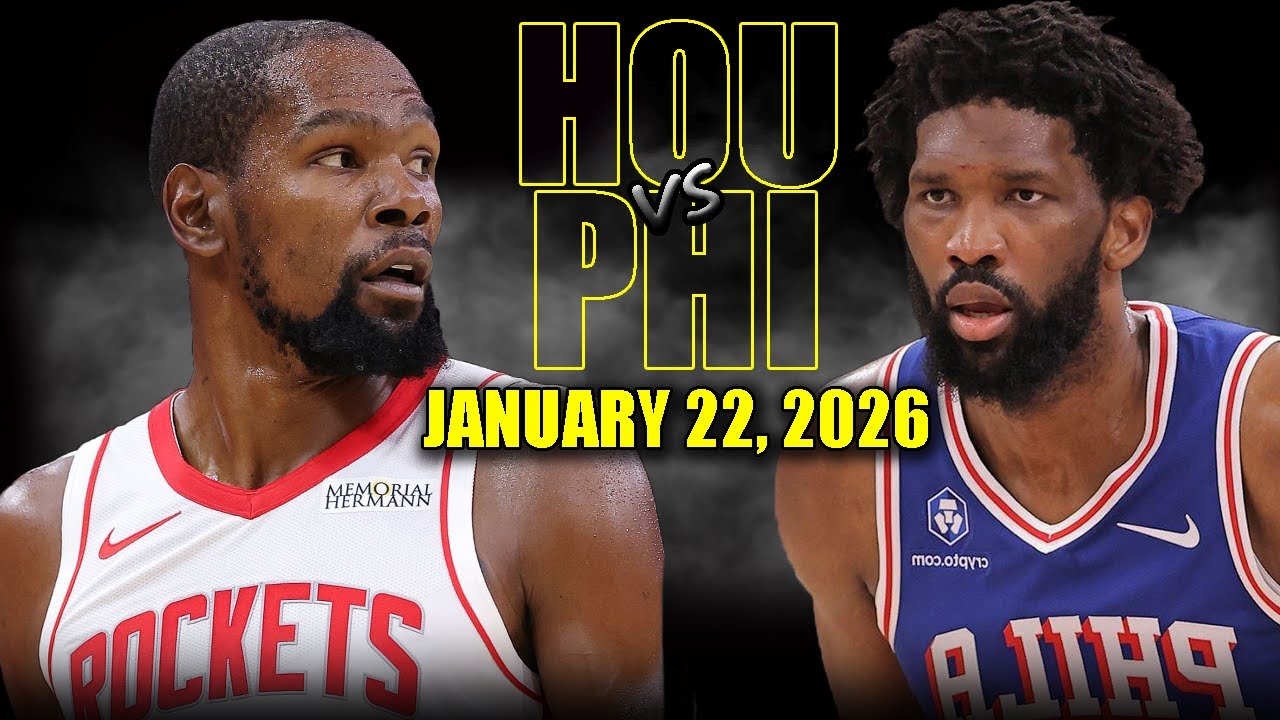 Houston Rockets vs Philadelphia 76ers Full Game Highlights – January 22, 2026 | NBA Season
