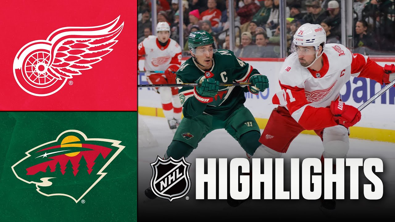 Red Wings vs. Wild | NHL Highlights | January 22, 2026
