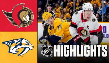 Senators vs. Predators | NHL Highlights | January 22, 2026