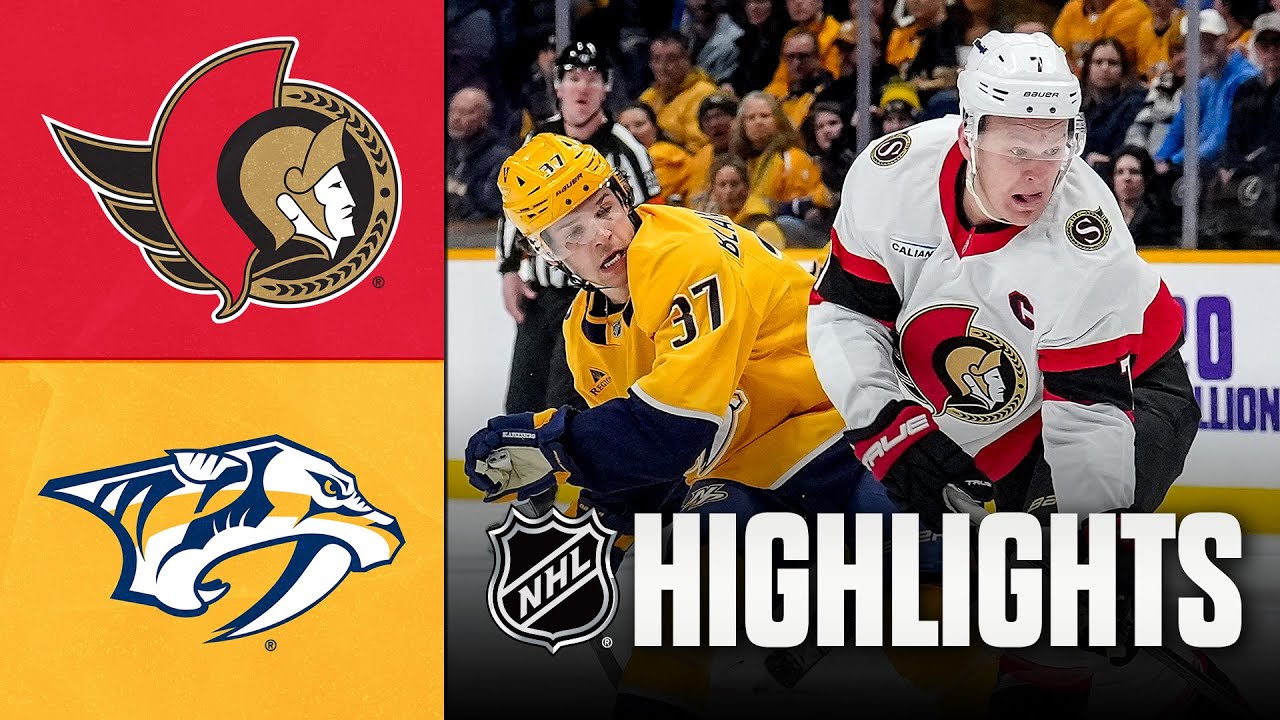 Senators vs. Predators | NHL Highlights | January 22, 2026