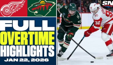 Detroit Red Wings at Minnesota Wild | FULL Overtime Highlights - January 22, 2026