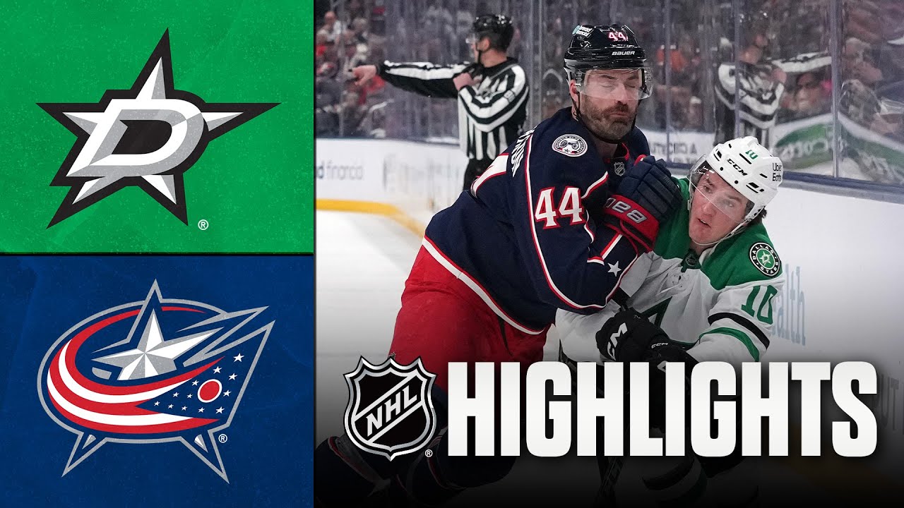 Stars vs. Blue Jackets | NHL Highlights | January 22, 2026