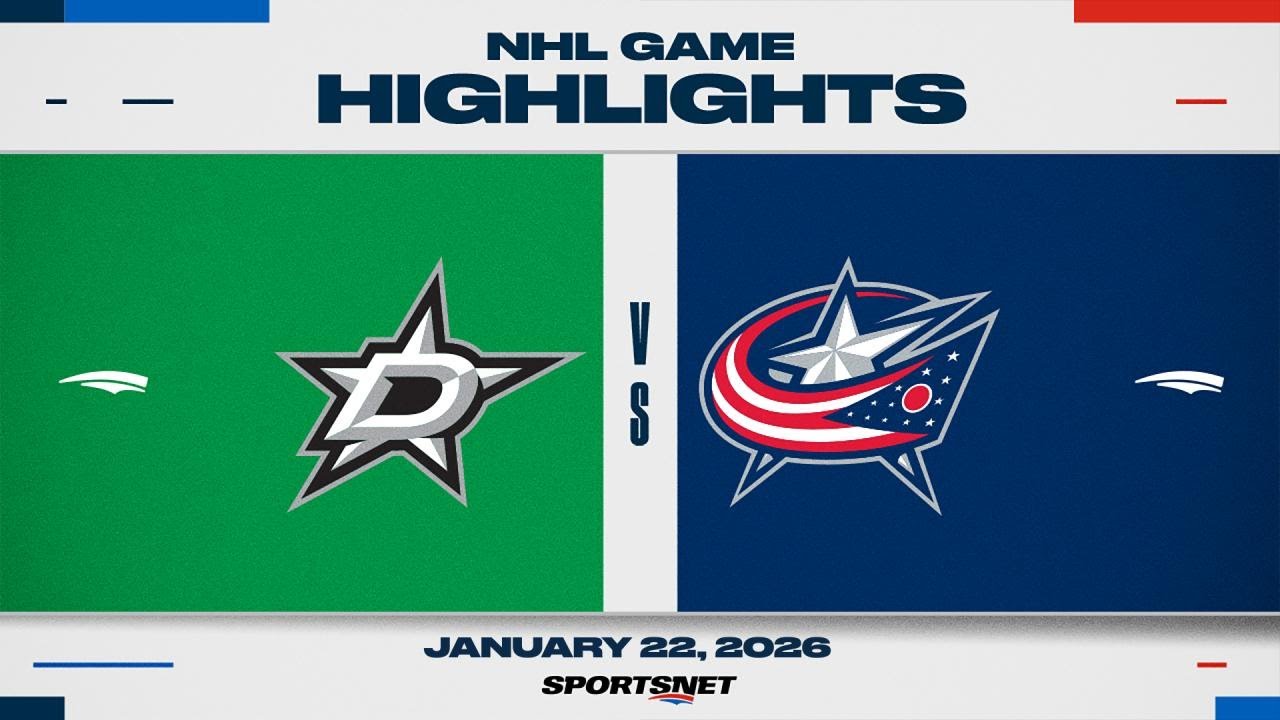 NHL Highlights | Stars vs. Blue Jackets - January 22, 2026