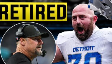 NFL All Pro REACTS to Detroit Lions Offensive Tackle SURPRISE Retirement!