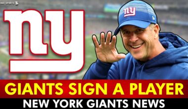 🚨John Harbaugh Signs 1st Player With The Giants In NFL Free Agency