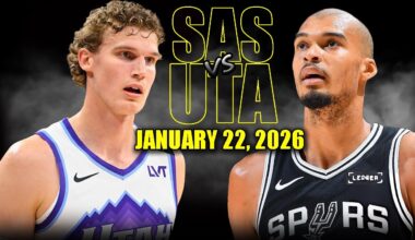 San Antonio Spurs vs Utah Jazz Full Game Highlights – January 22, 2026 | NBA Season