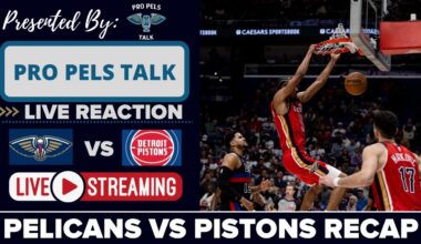 LIVE REACTION POSTGAME SHOW: New Orleans Pelicans vs Detroit Pistons